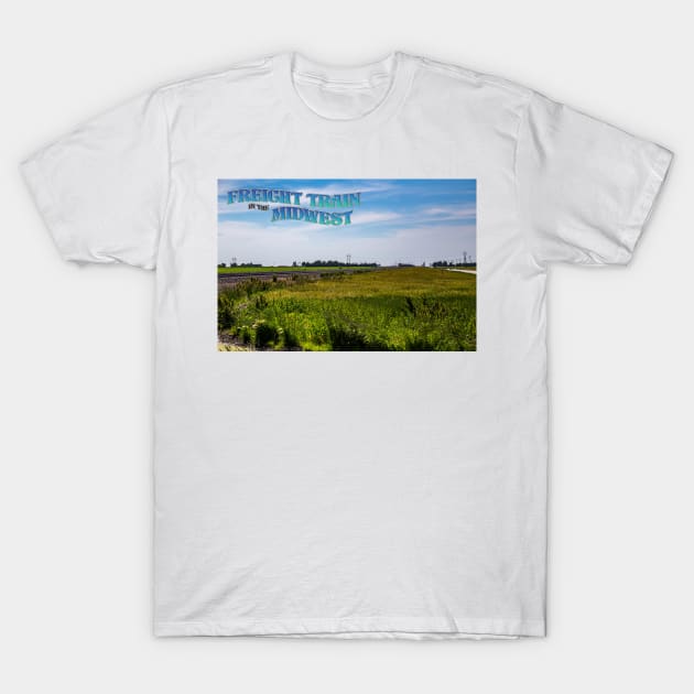 Freight Train in the Midwest T-Shirt by Gestalt Imagery